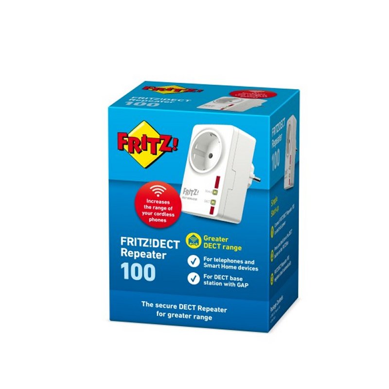 Fritz!DECT Repeater 100 Extensor Repetidor - detalle