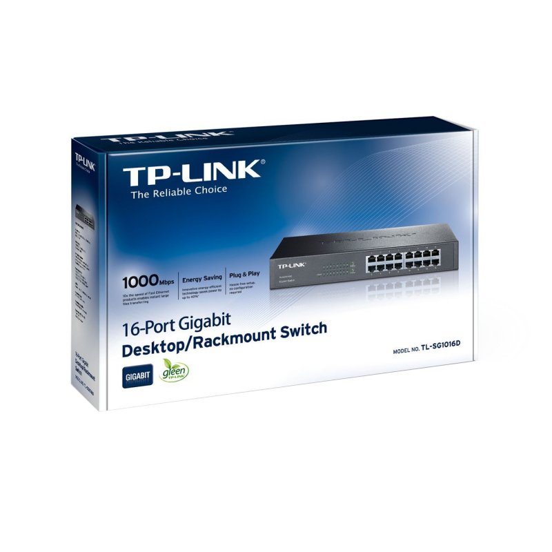 TP-LINK TL-SG1016D Switch 16xGB - detalle