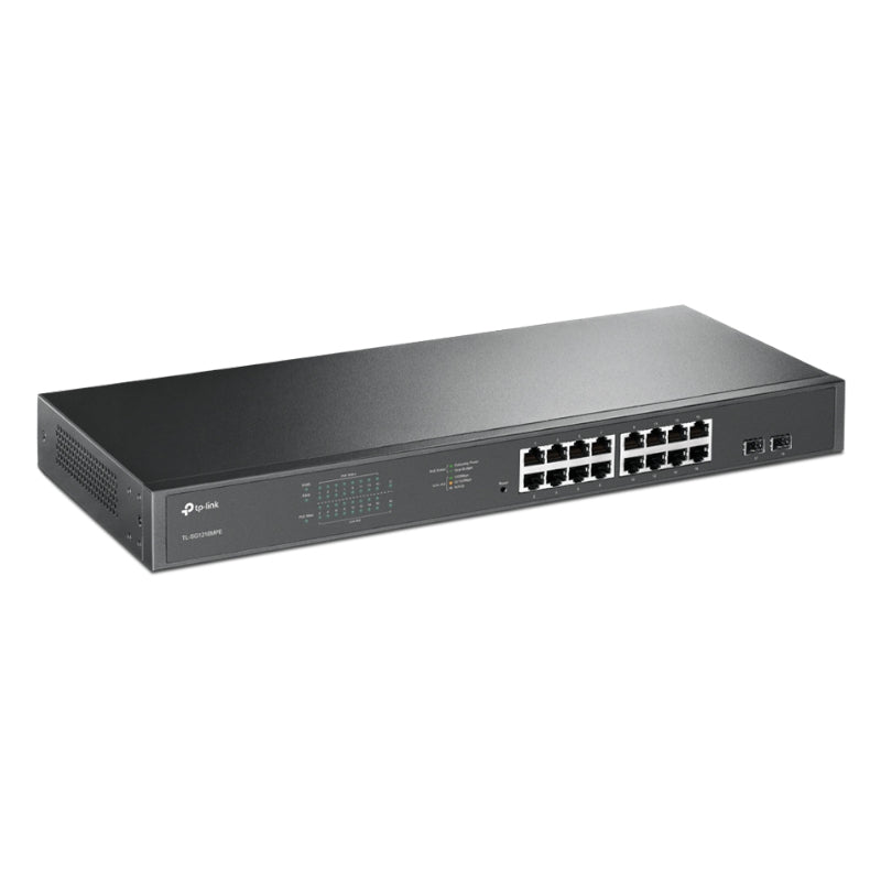 TP-LINK SG1218MPE Switch 16xGB PoE+ 2xSFP - detalle