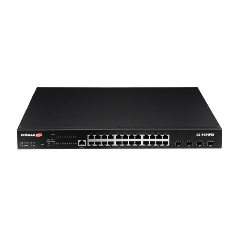 Edimax GS-5424PLX 24xGB 4x10GbE SFP+ Uplink - detalle