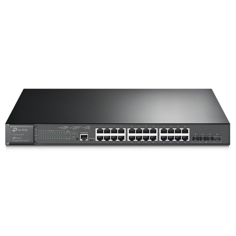 TP-Link SG3428XMP Switch L2 24xGb PoE+ 4Slots - detalle
