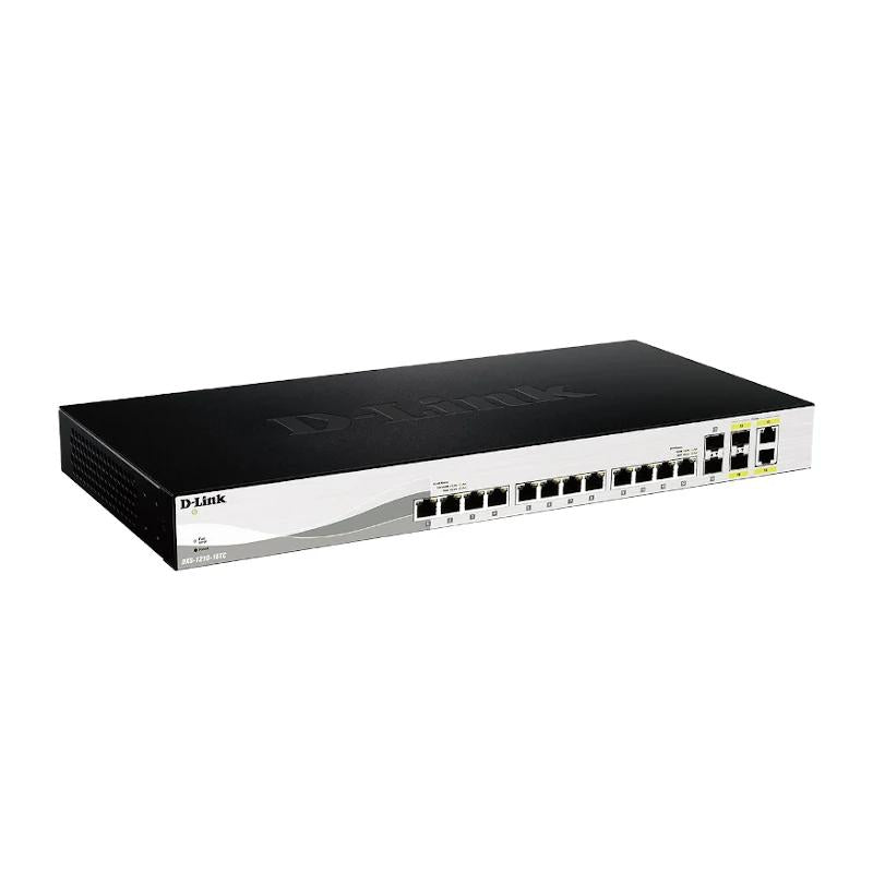 D-Link DXS-1210-16TC/E Switch 12x10G 2xSFP 2xC - detalle