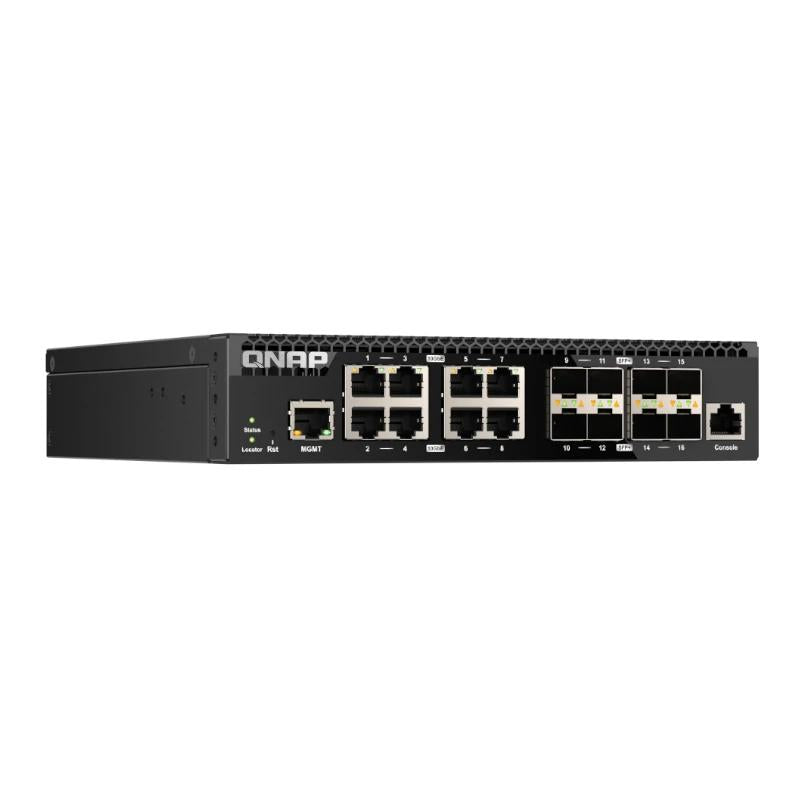 QNAP QSW-M3216R-8S8T Switch 8x10GbE SFP+ 8x10GbE - detalle