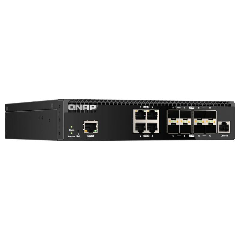 QNAP QSW-M3212R-8S4T Switch 8x10GbE SFP+ 4x10GbE - detalle