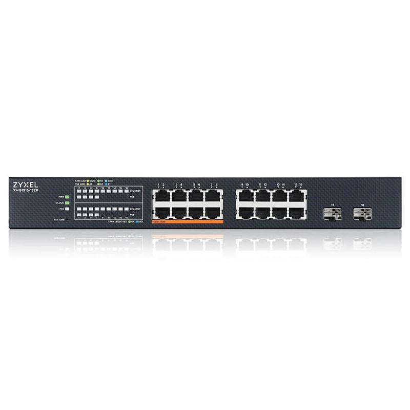 Zyxel XMG1915-18EP Switch PoE 16x2.5GbE 2xSFP+ - detalle