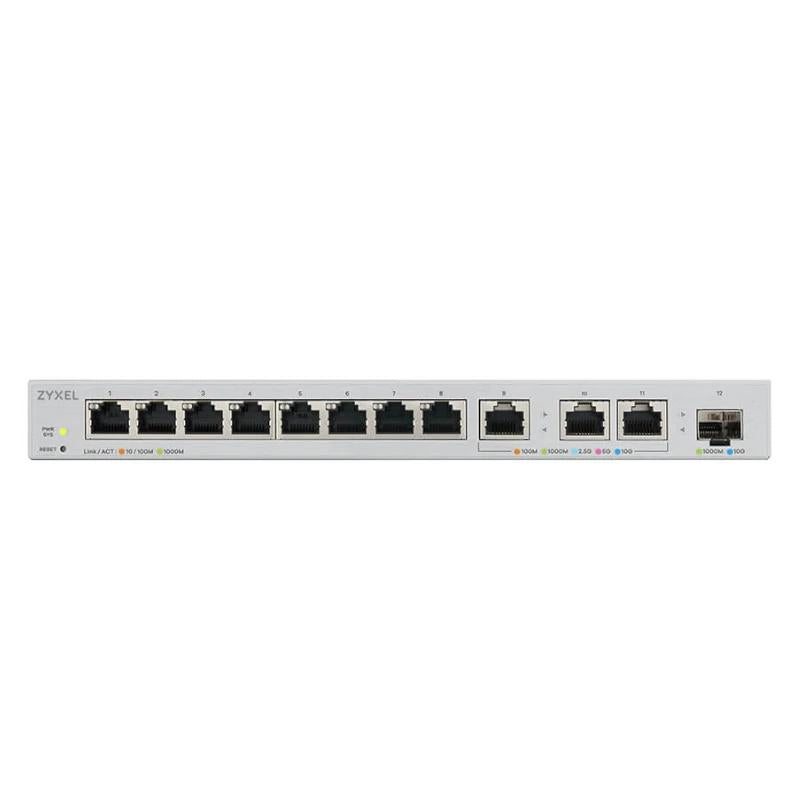Zyxel XGS1250-12 Switch 8xGb 3xmGig 1/2.5/5/10G 1x - detalle