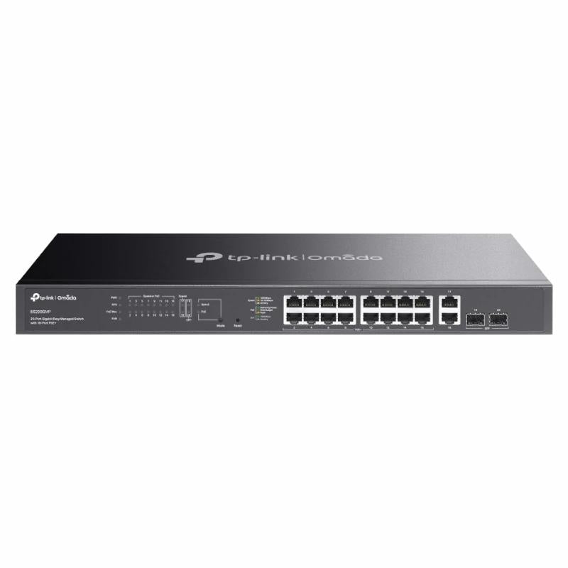 TP-Link ES220GMP Switch 16xG PoE+ 2xG 2xSFP 250W