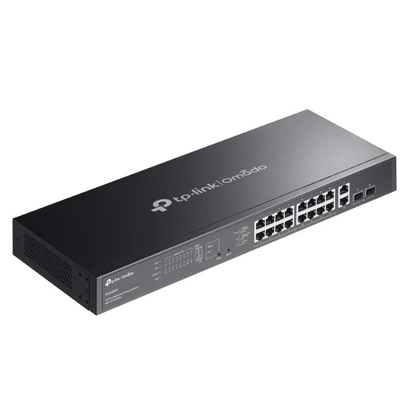 TP-Link ES220GMP Switch 16xG PoE+ 2xG 2xSFP 250W - detalle