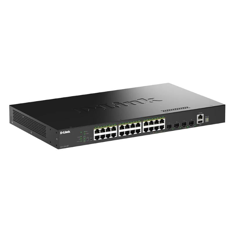 D-Link DGS-1530-28P/E Switch 24xGB PoE 4xSFP+ 370W - detalle