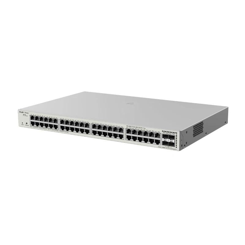 Reyee 48-Port 10G L2 Managed POE Switch, 48 Gigabi - detalle