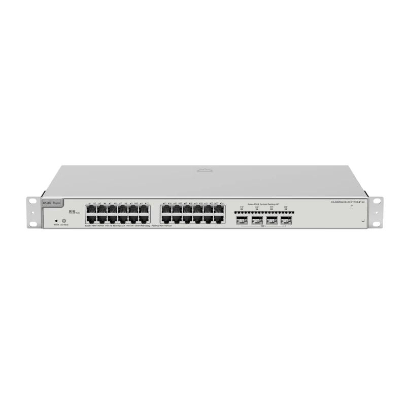 Reyee 24 × 10/100/1000Base-T copper ports with aut
