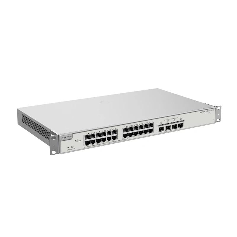 Reyee 24 × 10/100/1000Base-T copper ports with aut - detalle