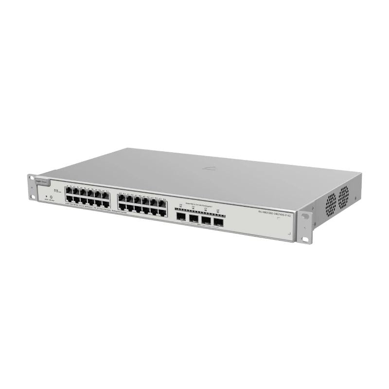 Reyee 24 × 10/100/1000Base-T copper ports with aut - detalle