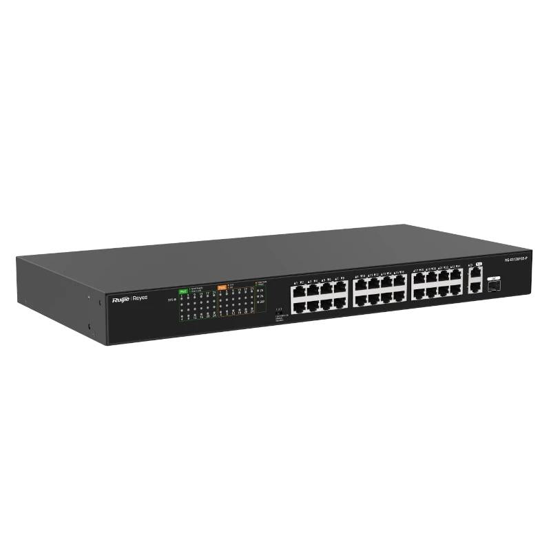 Reyee 24-Port 100Mbps + 1 Uplink Port 1000Mbps + 1 - detalle