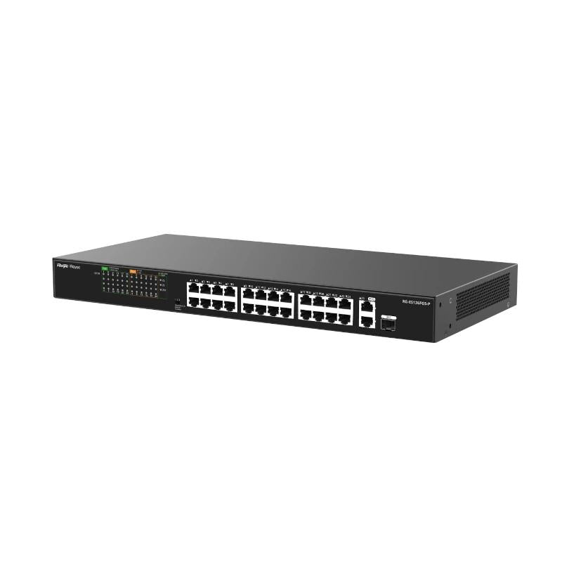 Reyee 24-Port 100Mbps + 1 Uplink Port 1000Mbps + 1 - detalle