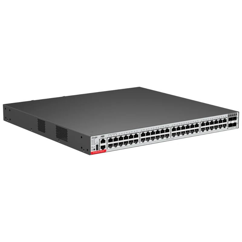 Ruijie 48-Port 10/100/1000BASE-T,and 4 1G/10G SFP+ - detalle