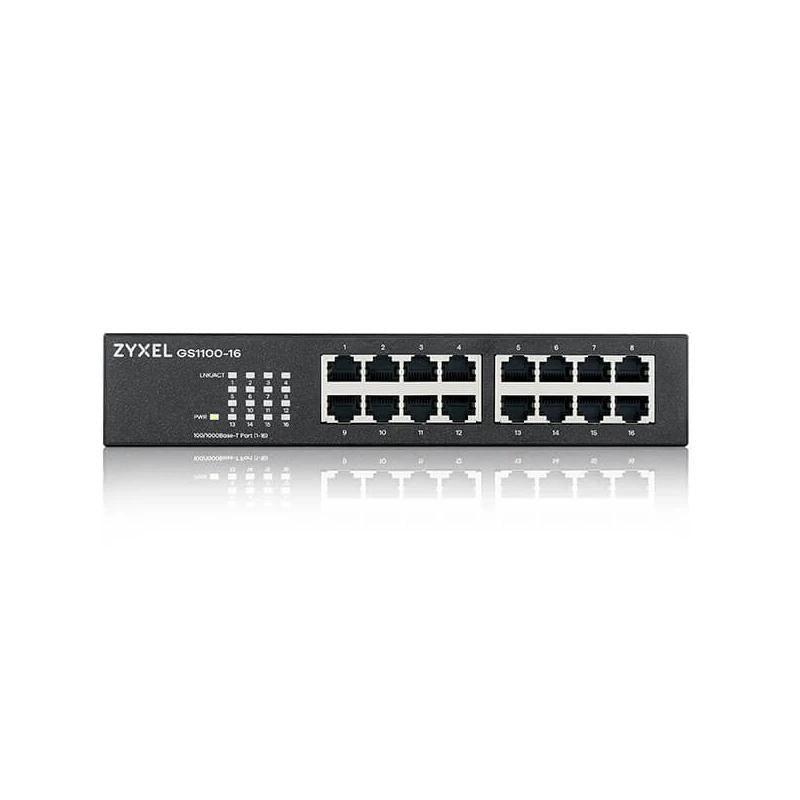 ZyXEL GS1100-16S Switch 16xGbE DIP Selector - detalle