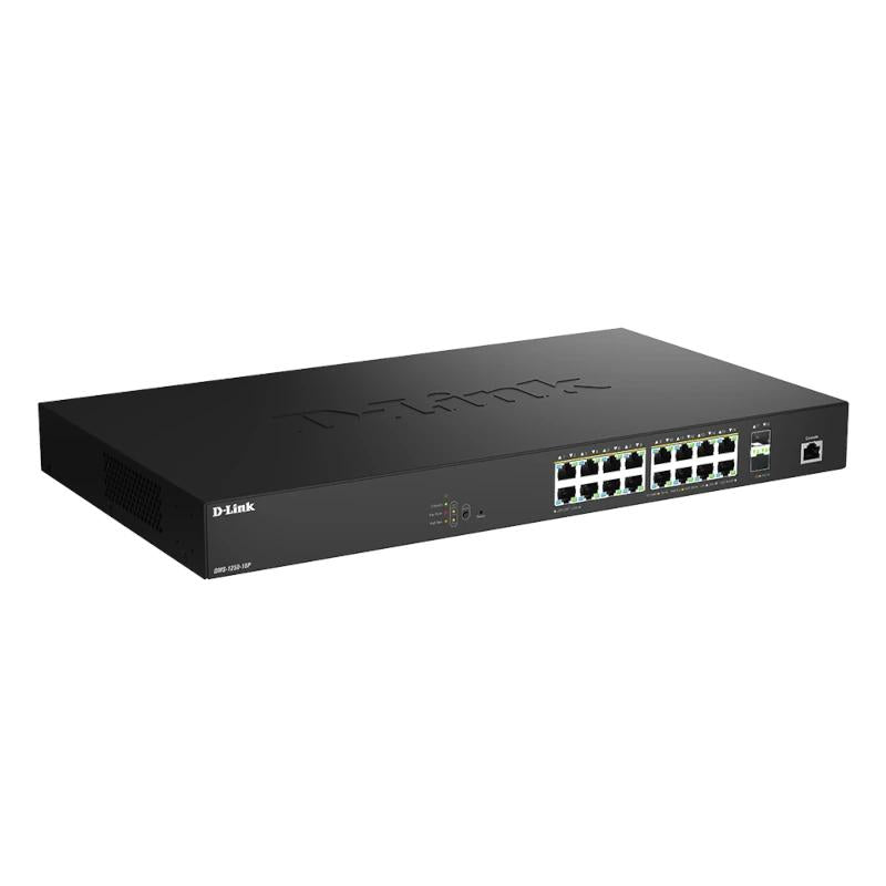 D-Link DMS-1250-18P/E Switch16x2.5G PoE++ M.Gig10G - detalle