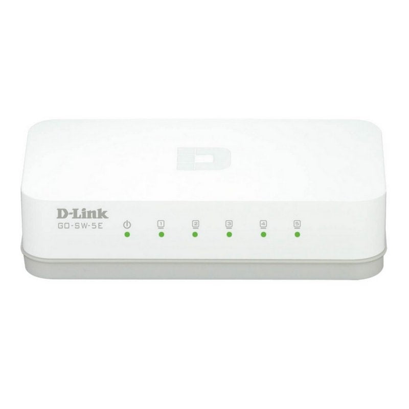 Conmutador D-Link GO-SW-5E Mini 5x10/100Mbps