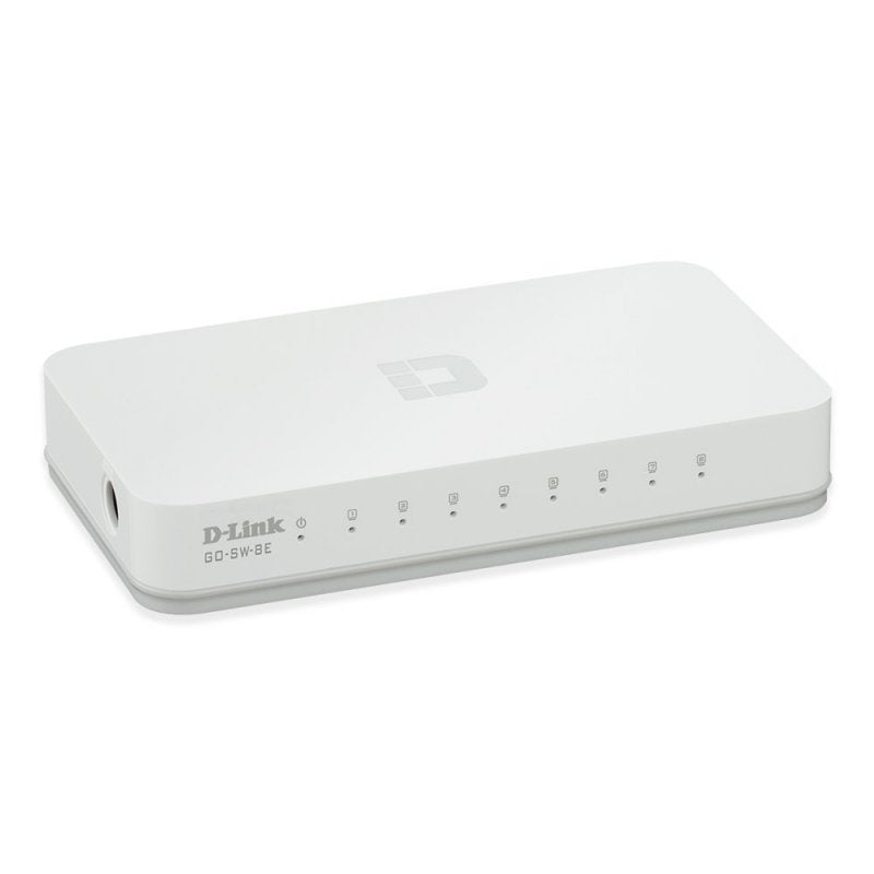 Conmutador D-Link GO-SW-8E Mini de 8 x 10/100 Mbps 