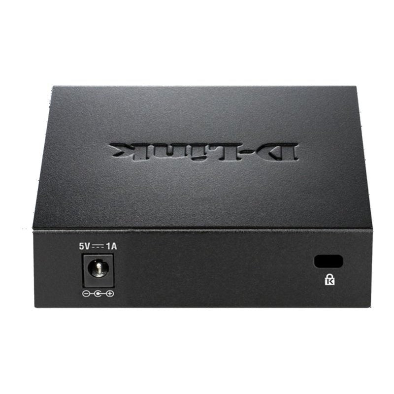 D-Link DES-105 Switch 5x10/100Mbps Metal - detalle