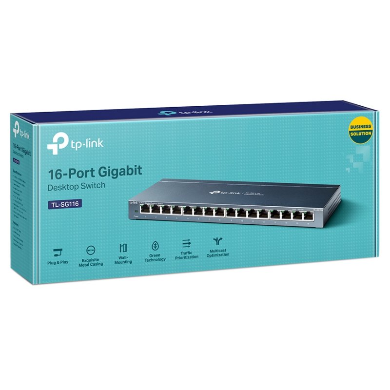 TP-LINK TL-SG116 Switch 16xGB - detalle