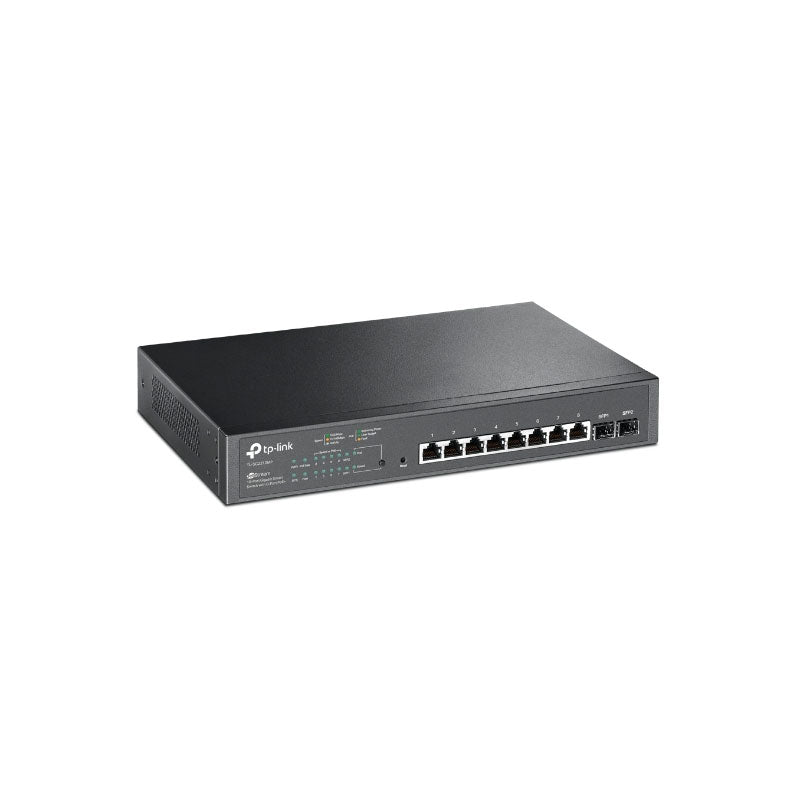 TP-LINK SG2210MP Switch 10xGB 8xPoE+ Enrackable - detalle