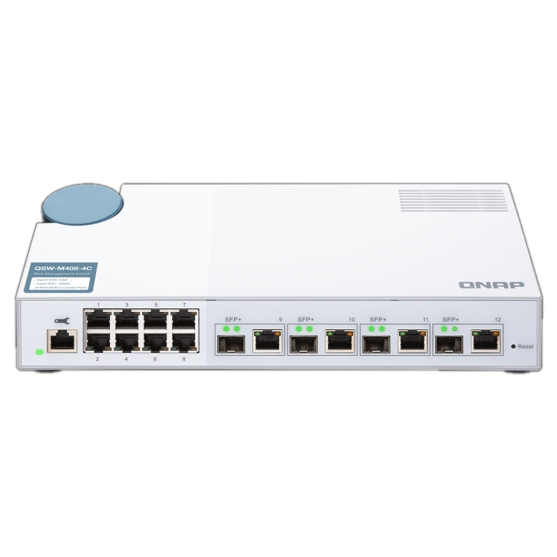 QNAP QSW-M408-4C Switch L2 4x10GbE 8xGbE - detalle