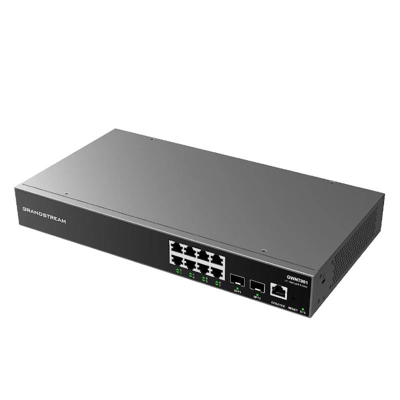 Grandstream GWN7801 Switch 8xGbE 2xSFP - detalle