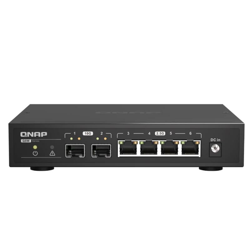 QNAP QSW-2104-2S Switch 2x10GbE SFP+ 4x2.5GbE - detalle