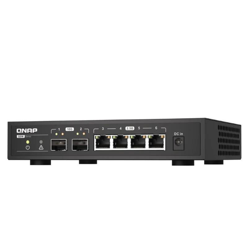 QNAP QSW-2104-2S Switch 2x10GbE SFP+ 4x2.5GbE - detalle