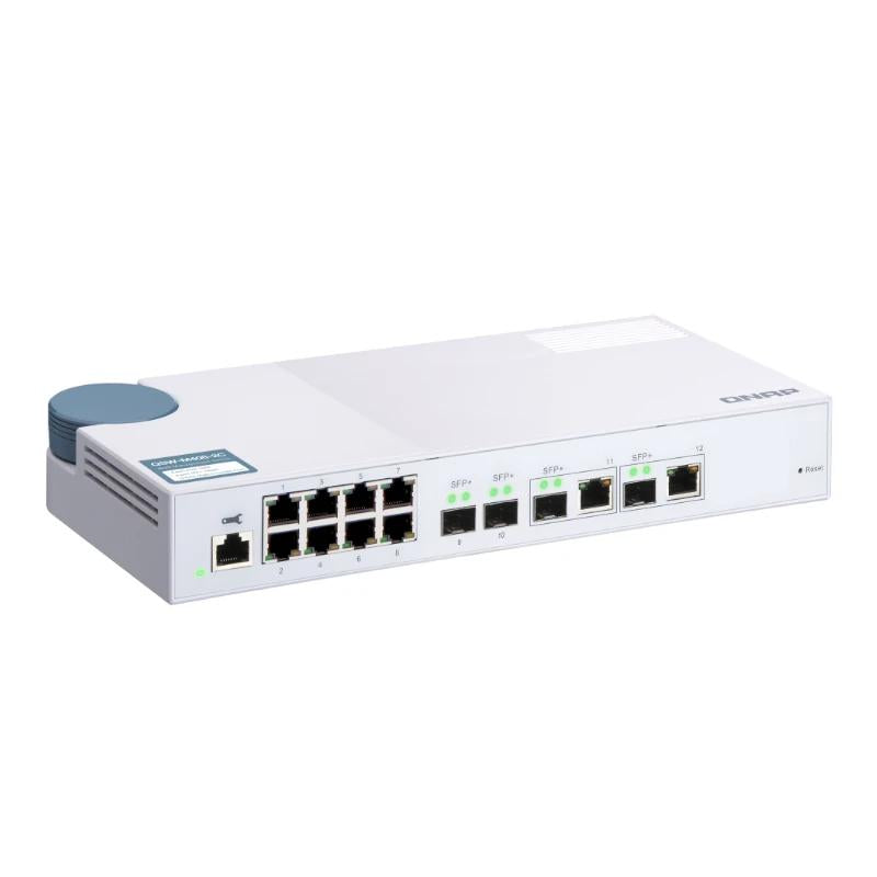 QNAP QSW-M408-2C Switch 8xGbE 2x10GbE Combo - detalle