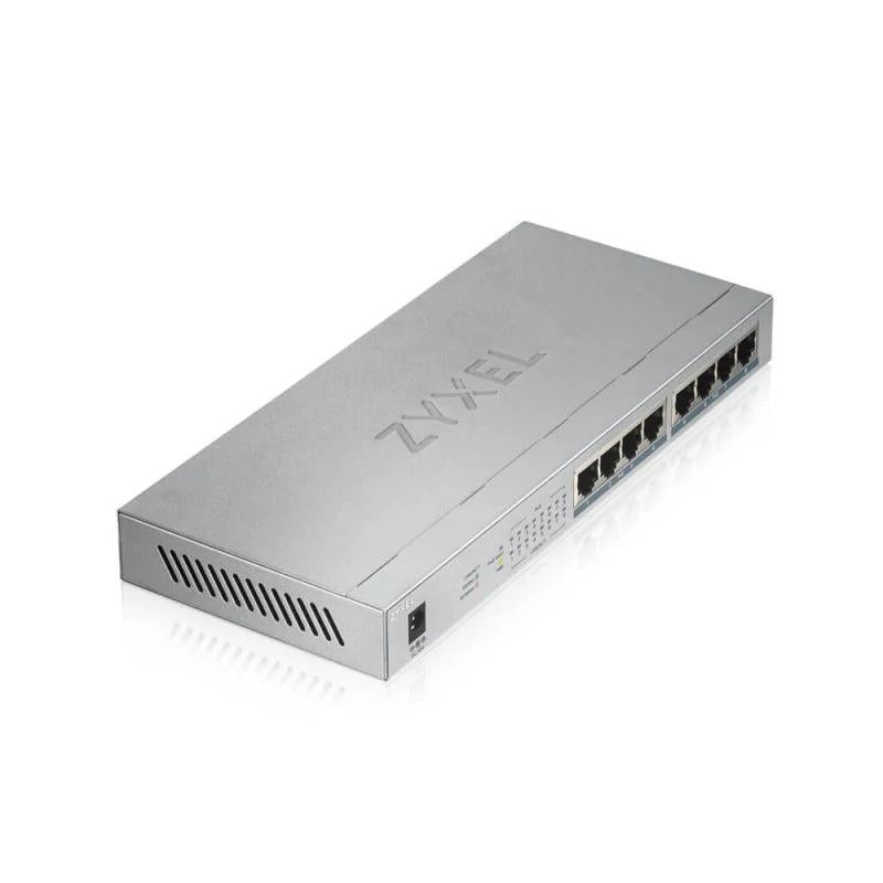 Zyxel GS1008-HP Switch 8xGb PoE+ 60W Desktop - detalle