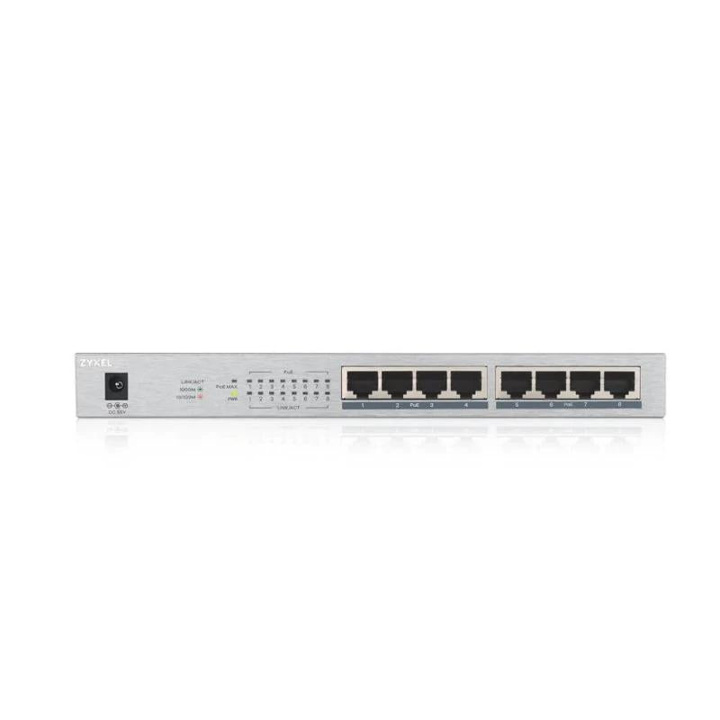 Zyxel GS1008-HP Switch 8xGb PoE+ 60W Desktop - detalle