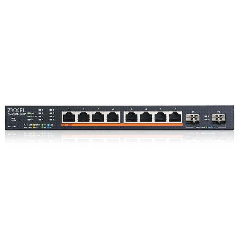 Zyxel XMG1915-10EP Switch PoE 8x2.5GbE 2xSFP+ - detalle