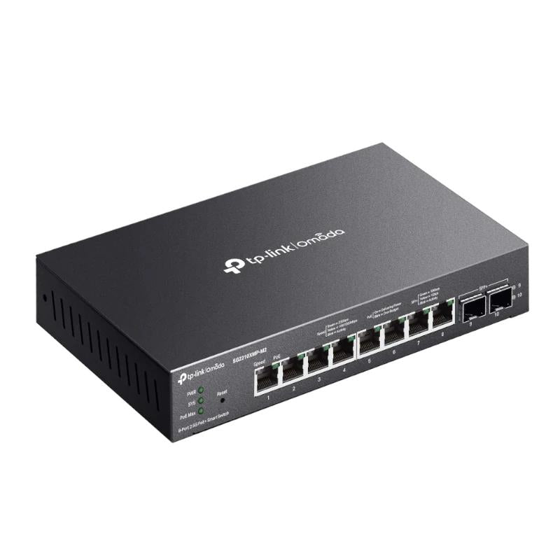 TP-Link SG2210XMP-M2 Switch 8x2,5Gb PoE+ 2xSFP+ - detalle