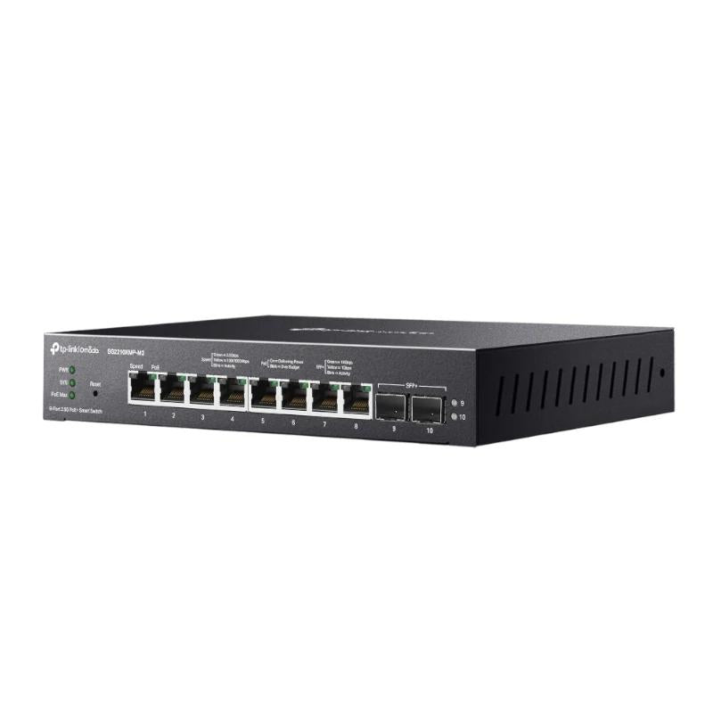 TP-Link SG2210XMP-M2 Switch 8x2,5Gb PoE+ 2xSFP+ - detalle