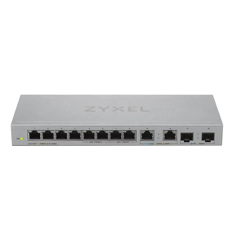 Zyxel XGS1010-12 v2 Switch 8xGb 2x2.5G 2xSFP+ - detalle
