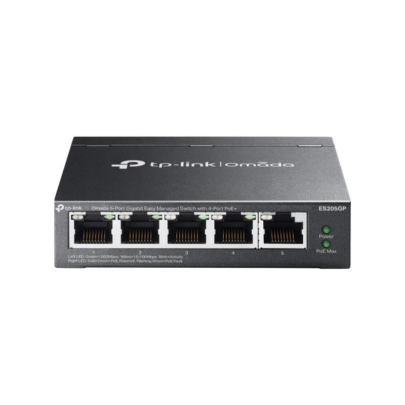 TP-Link ES205GP Switch 4xGb PoE+ 1xGb 65W Desktop - detalle