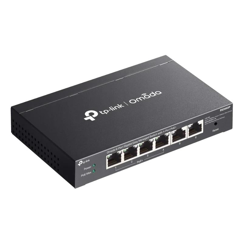 TP-Link ES206GP Switch 4xGb PoE+ 2xGb 65W Desktop - detalle