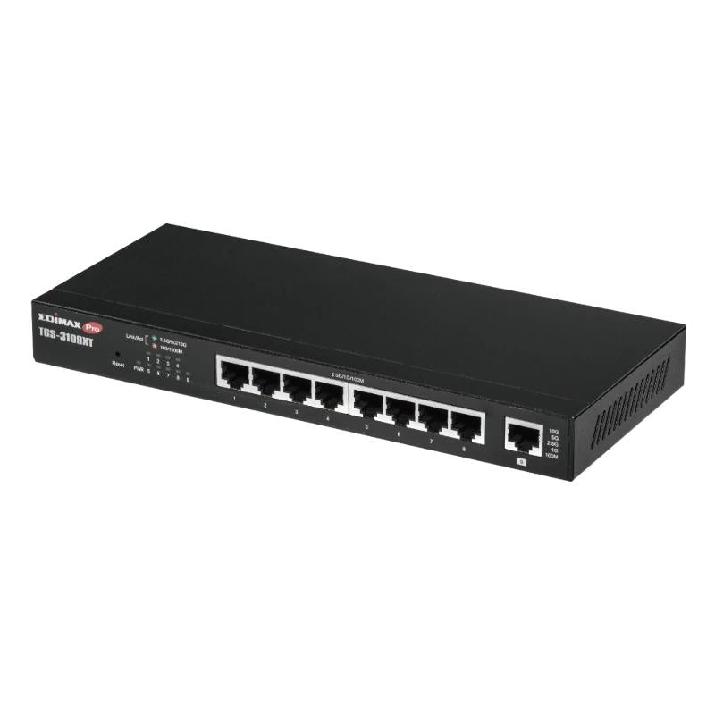 Edimax TGS-3109XT Smart Switch 8x2.5GbE 1x10GbE - detalle
