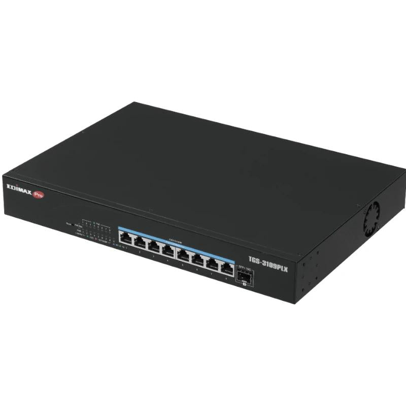 Edimax TGS-3109PLX Smart Switch 8x2.5G PoE++ 1x10G - detalle