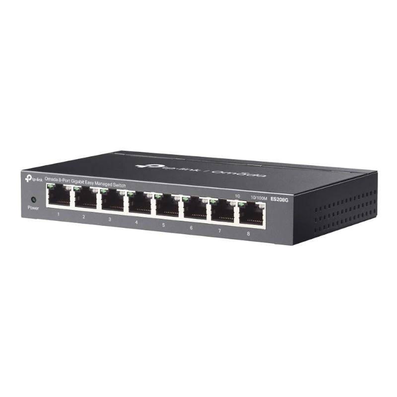 TP-Link ES208G Switch 8xGbE Acero Desktop - detalle
