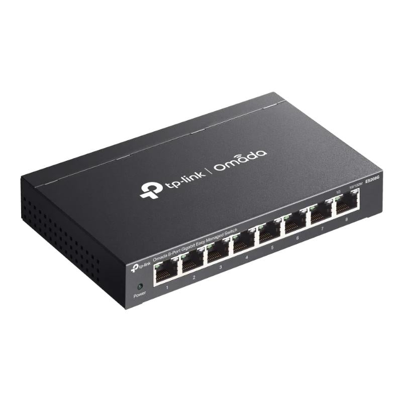 TP-Link ES208G Switch 8xGbE Acero Desktop - detalle