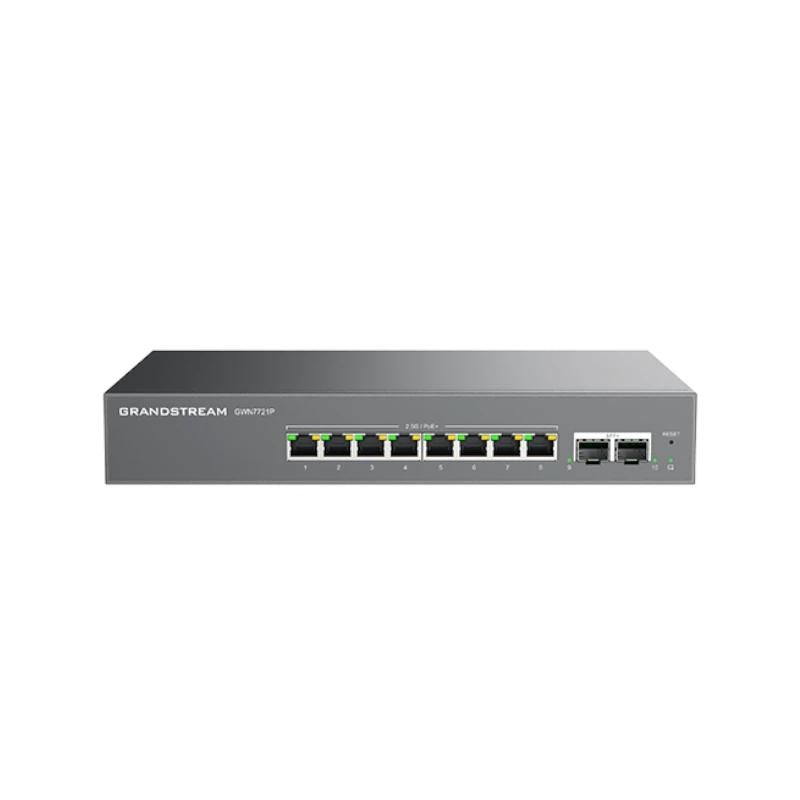 Grandstream GWN7721P Switch L2 8x2.5G 2x10SFP+ PoE