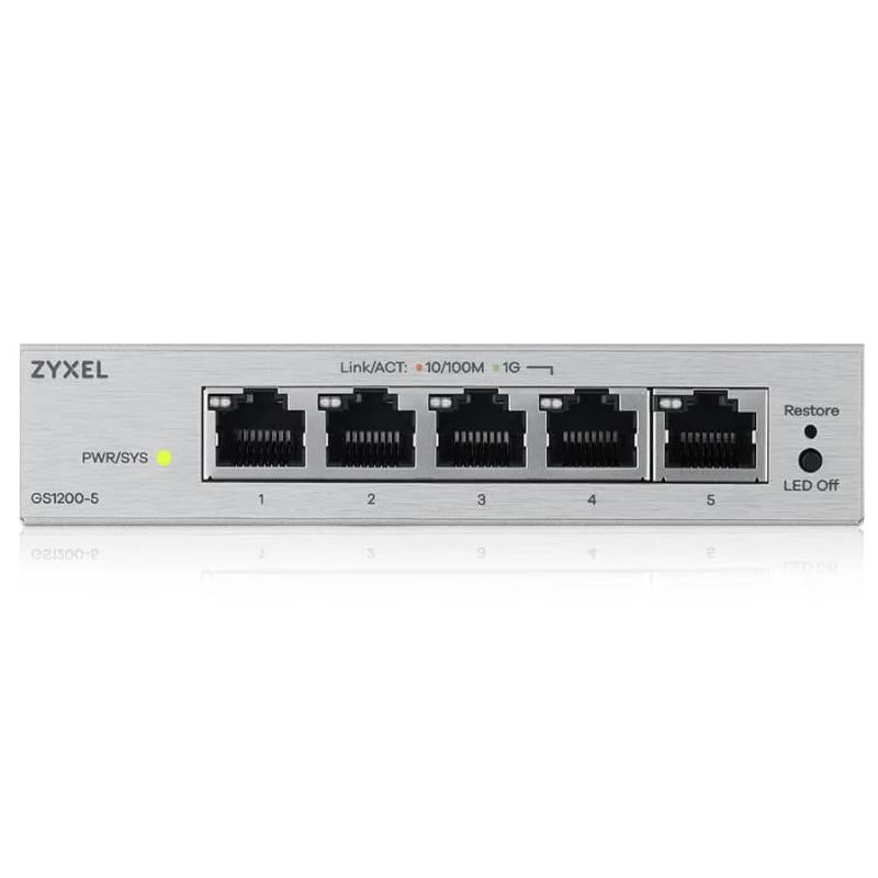 ZyXEL GS1200-5V3 Switch 5xGbE - detalle