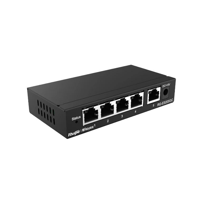 Reyee 5-Port Gigabit Smart Switch, 5 Gigabit RJ45 - detalle