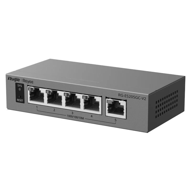 Reyee RG-ES205GC-V2 Switch Cloud 5P Gigabit No PoE - detalle