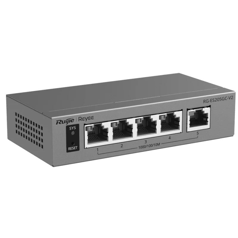 Reyee RG-ES205GC-V2 Switch Cloud 5P Gigabit No PoE - detalle