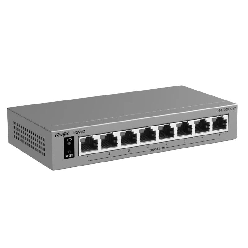 Reyee RG-ES208GC-V2 Switch Cloud 8P 1G - detalle